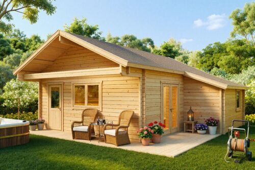 Puitmaja "Dallas" | G0314 väljast vaade