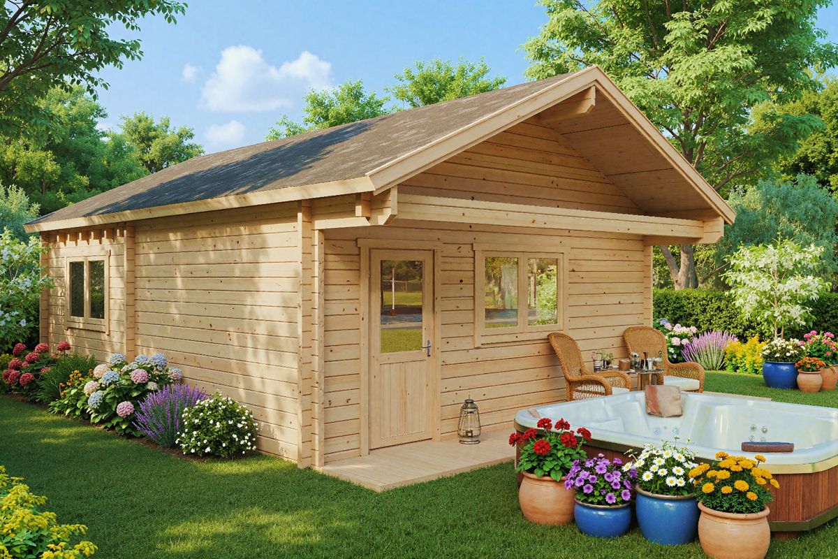 Puitmaja “Dallas” | G0314 väljast vaade Puitmaja