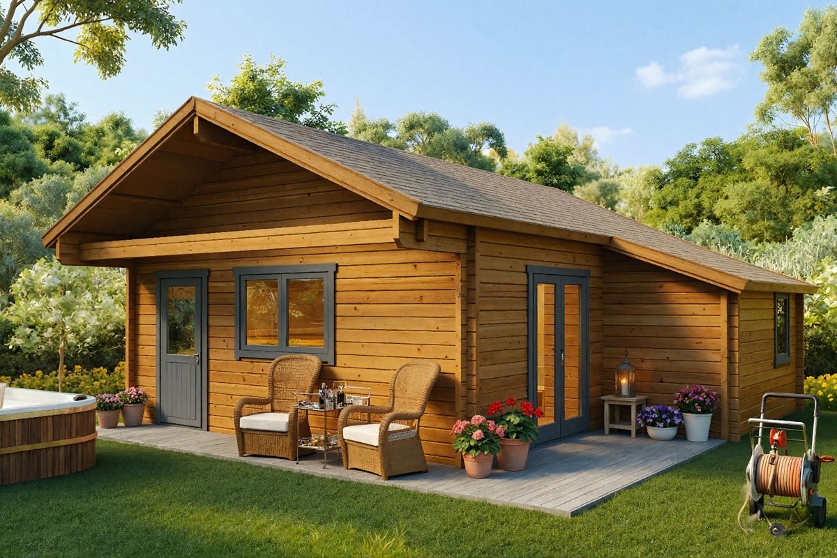 Puitmaja “Dallas” | G0314 väljast vaade Puitmaja