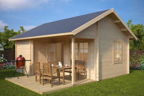 Suvemaja 26,4m² / 6 x 5 m / 70mm
