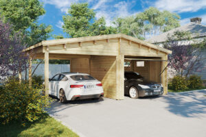 Garaaž G varjualusega, üleskäiva uksega 37m² 7,2 x 5,5 m 70mm